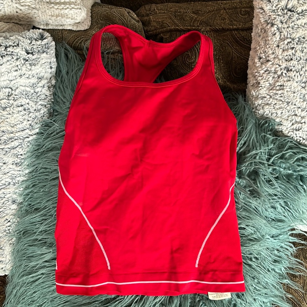 Calvin Clein sports Tank Bra Top red